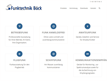 Tablet Screenshot of funktechnik.at